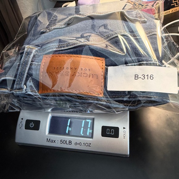 Lucky Brand Ava Mid Rise Skinny Jeans Dark Wash Women's Size 14 32 - Picture 10 of 10